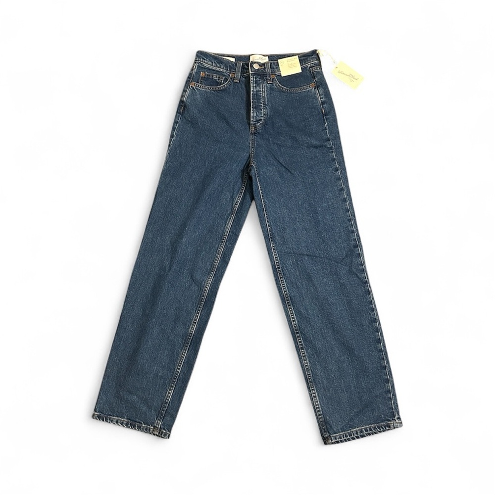 Universal Thread Women’s Dark Blue Straight Jeans - Picture 3 of 7